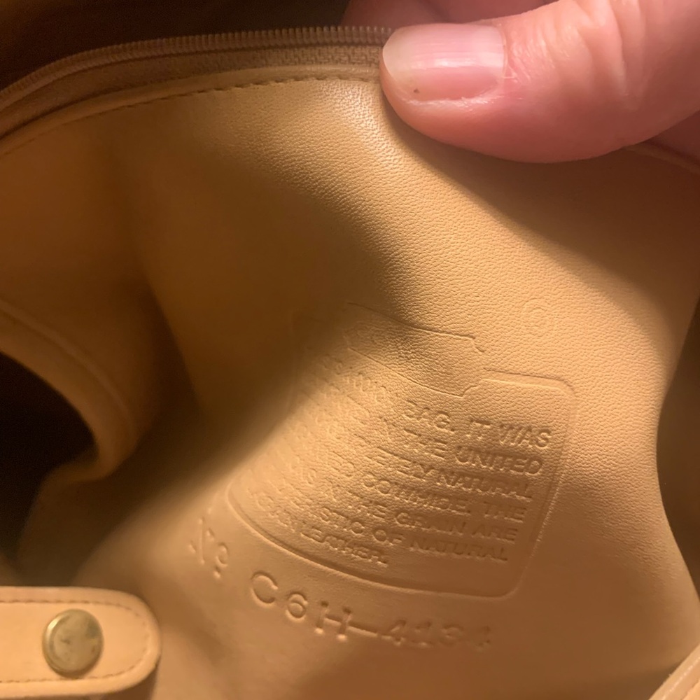 Authentic Coach leather backpack. - Picture 7 of 8
